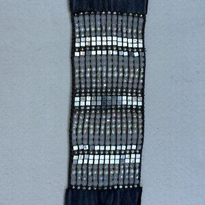 Nakamol beaded leather wrap bracelet